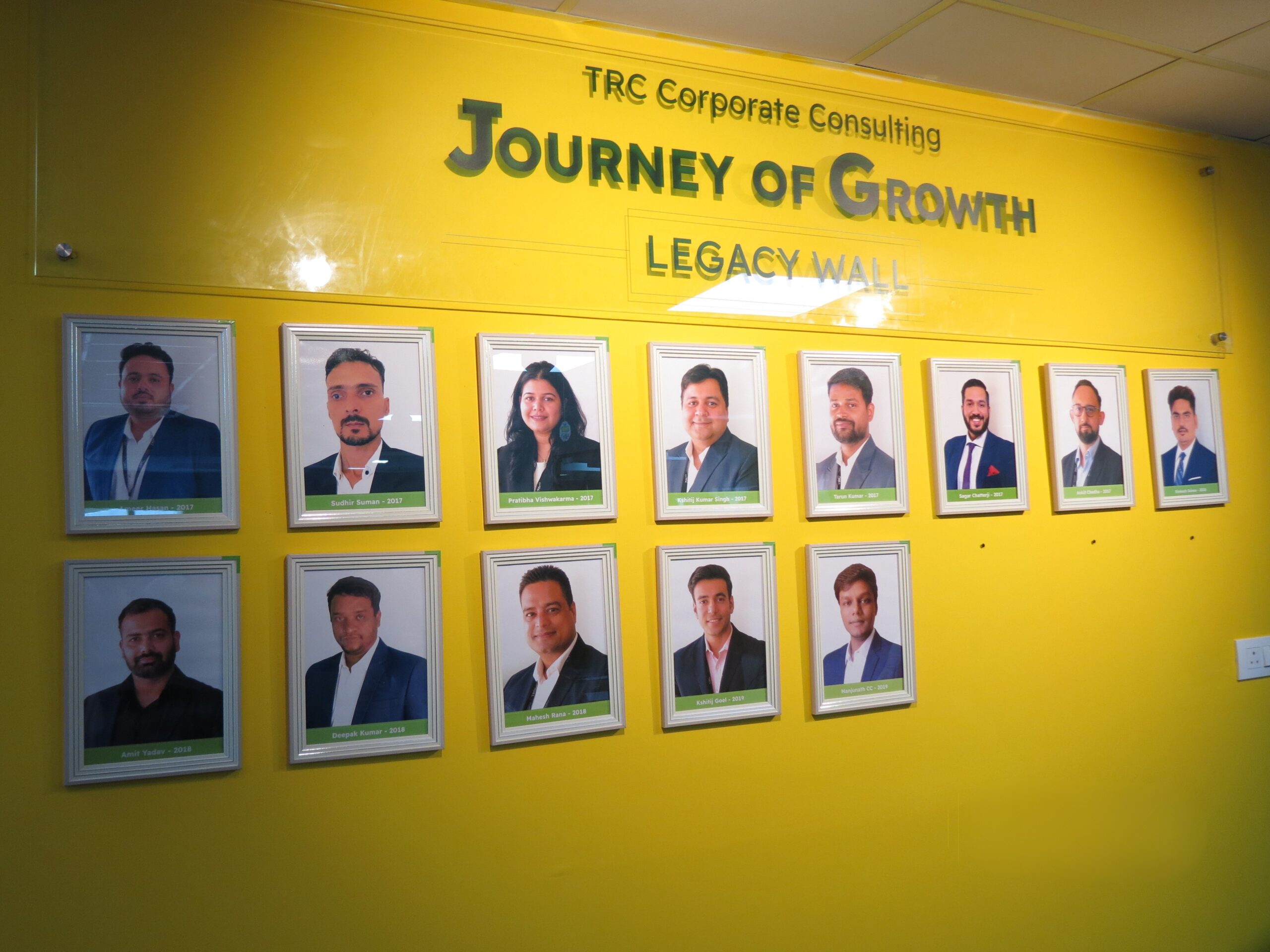 Legacy wall – Inaugration